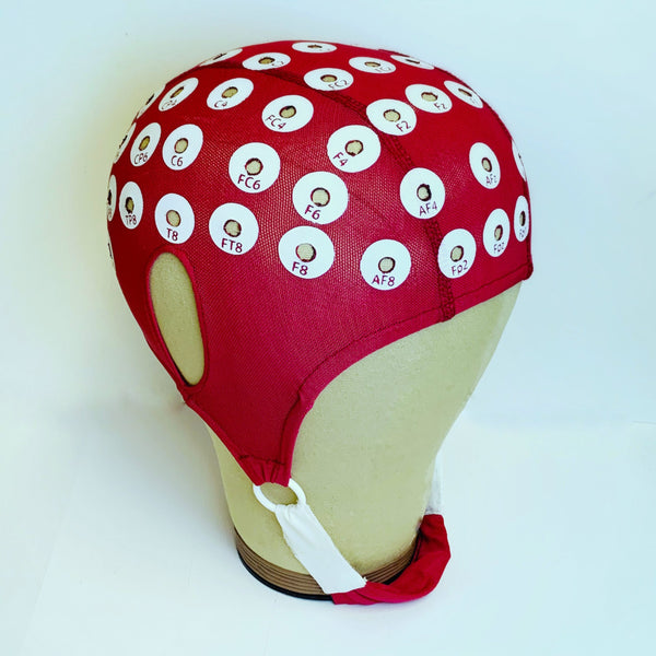 64 Channel EEG Cap with Electrodes and Leads