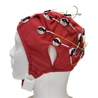 64 Channel EEG Cap with Electrodes and Leads