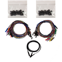 New Longer 5mm Spike EEG Disposable/Reusable Electrodes/Leads Package with 1.5 DIN Plug Assorted Colors Package, Choose Quantity & Length (FRI-2150)