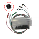 New Longer 5mm Spike EEG Disposable/Reusable Electrodes/Leads Package with 1.5 DIN Plug Assorted Colors Package, Choose Quantity & Length (FRI-2150)