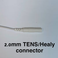 TD-432 Galvanic Skin Response finger wraps, set of 2, with cables, silver-silver chloride